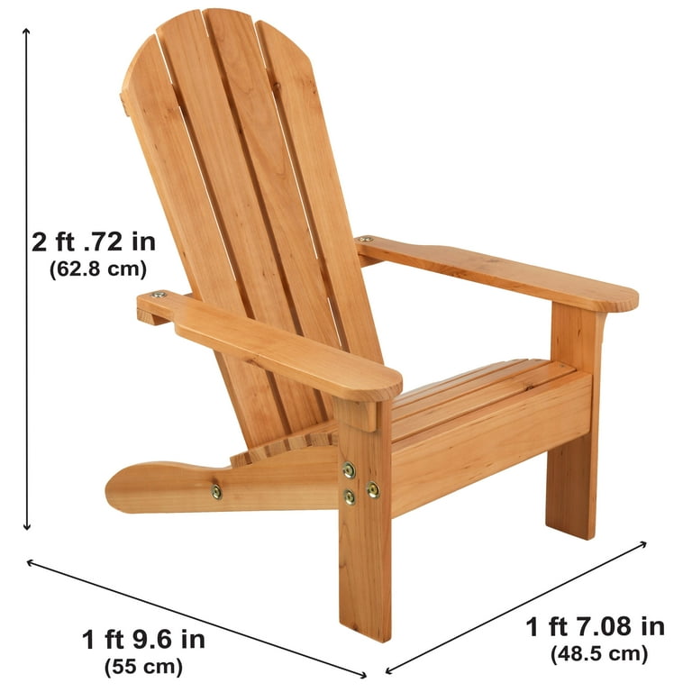 Child's wooden adirondack chair hot sale