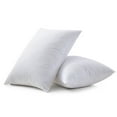 thumbnail image 3 of Peace Nest Medium Goose Feather Down Pillow with Quilted Cotton Cover Set of 2 - White Medium-Firm - Standard, 3 of 5
