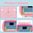 thumbnail image 2 of EASTIN Tablet Toy for 2-3 Years Old Girls Boys  Educational Learning Toys with Light and Music  Interactive Toy for Numbers  Alphabet  Animals and Maths  with Gift Box - Blue, 2 of 6