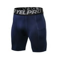 thumbnail image 3 of SHenli Compression Shorts Men with Pocket Spandex Sport Shorts Athletic Workout Running Performance Baselayer Underwear Navy M, 3 of 3