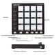 thumbnail image 5 of HXBER Controlador MIDI Beat Maker Machine 6 perillas asignables Repetición de notas Botones de nivel, 5 of 7