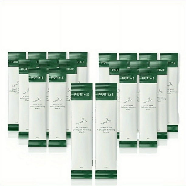 20pcs Korean Firming Sleeping Mask - Portable, Wash-Free, Moisturizing & Hydrating Facial Mask for Women & Men