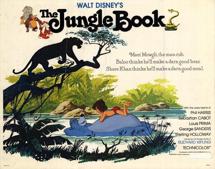 Disney Poster Picture Print Sizes A5 to A0 **FREE DELIVERY** THE JUNGLE BOOK 