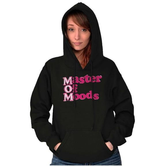 Mom Master of Moods Funny Mothers Day Women Plus Size Graphic Pullover Hoodie Brisco Brands 2X