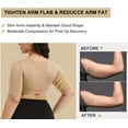 thumbnail image 4 of MANIFIQUE Women's Plus Size Shapewear Tops Post Surgery Compression Sleeve for Arm Shaper, 4 of 6
