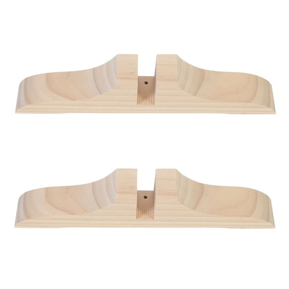TABLZONE 2-Pack Wooden Room Divider Feet Supports for Privacy Panels, Office Space and Home Use, Screen Holder