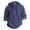 Navy, variant on Cotton Linen Hooded Shirts for Men Long Sleeve Lightweight Breathable Pullover Shirts with Hood and Drawstring