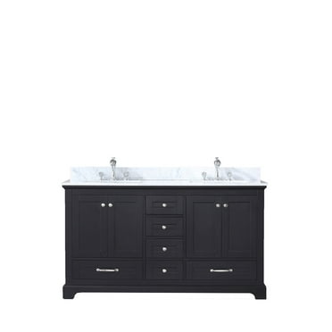 Dukes 60 Espresso Vanity Cabinet Only, 60 Inch Vanity Double Sink Home Depot