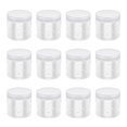 thumbnail image 1 of Transparent Plastic Bottles with Lids for Storage Use Durable Kitchen Food Containers 6 oz, 1 of 4
