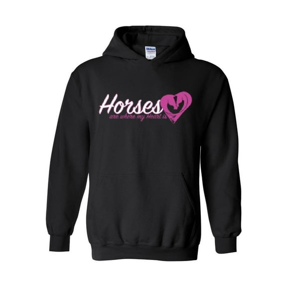 IWPF - Women Sweatshirts and Hoodies - Horses Where My Heart Is