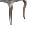 thumbnail image 5 of Reme 66-84 Inch Dining Table-6 Seater Extendable-Glass Silver Wood, 5 of 7