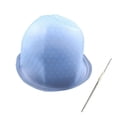 thumbnail image 1 of Reusable Silicone Dye Hat Cap For Hair Color Highlighting Hairdressing With Needle New, 1 of 10
