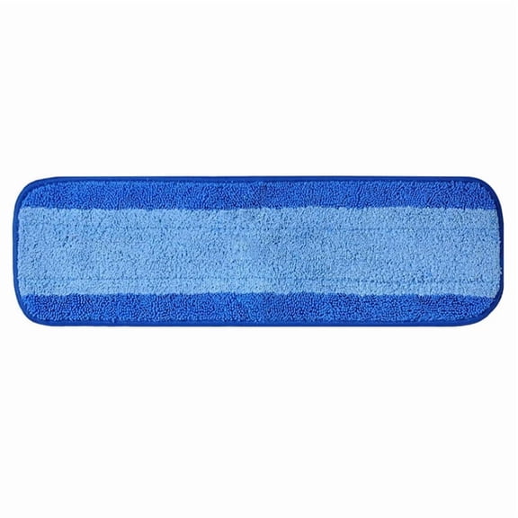 1 Pack Microfiber Mop Pads, 18 Inch Reusable & Washable Cleaning Replacements Pads for Bona Spray Mop, Blue