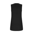 thumbnail image 6 of JGGSPWM Summer Tank Tops for Women Loose Fit Pleated Square Neck Sleeveless Tops Curved Hem Flowy Loose Fit Camisole Trendy Breathable Tees Shirts Black S, 6 of 10