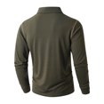 thumbnail image 4 of Betivan Men's Henley Shirts Long Sleeve Turndown Collar T-Shirt Casual Stylish Pullover Shirt with Pocket for Outdoor/Daily/Casual/Work, 4 of 9