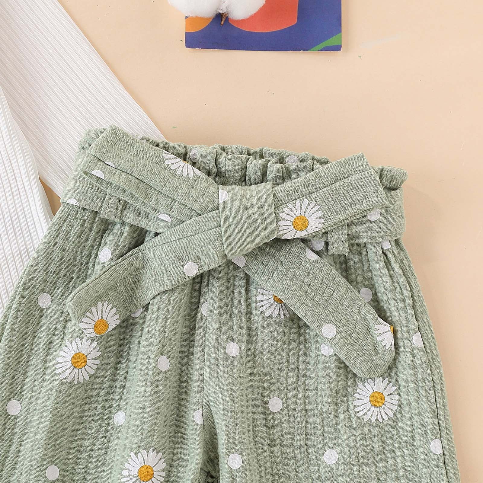 NIEWTR Toddler Baby Girls Outfit Set Long Sleeve Fall Winter Outfits Top Elastic Drawstring Pants with Pocket Autumn Winter 2Pcs Clothes Set Girl Gift Set,18-24 Months