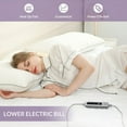 thumbnail image 5 of HOMLYNS Electric Heated Mattress Pad King Size with 10 hrs Timer Auto-Off & 4 Heating Levels(78”x 80”,15" Deep), 5 of 5