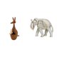 thumbnail image 1 of Figura de de madera tallada a mano, escultura decorativa única para dormitorio, estantería, recuerdo de fiesta, regalo., 1 of 8