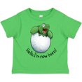 thumbnail image 3 of Inktastic Hello, I'm New Here Cute Baby Turtle Boys or Girls Toddler T-Shirt, 3 of 5