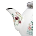 thumbnail image 5 of Enameled Aluminum Tea Kettle Golden Rooster Enamel Kettle 2.3-qt. (2.2 L) Hot Water TeaKettle pot for Stovetop Teapot Ideal for Camping, 5 of 9