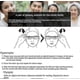 thumbnail image 3 of Adjustable Dial Eyeglasses, Clear Vision -6D to +3D Adjustable Focus Reading Glasses Variable Focus Glasses Supplies For Seniors Olders, 3 of 5