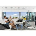 thumbnail image 4 of 6.5'' In-Wall/In-Ceiling Midbass Speakers - 2-Way Woofer Speaker System Directable 1'' Titanium Dome Tweeter Flush Mount Design w/ 65Hz - 22kHz Frequency Response 250 Watts Peak - Pyle PDIC60, White, 4 of 5