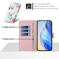 thumbnail image 6 of Designed for Samsung Galaxy A33 5G Premium PU Leather Pattern Flip Wallet Case Cover, Card Slots & Kickstand Wrist Strap Magnetic Closure Protective Phone Case for Galaxy A33 5G, Small Cake, 6 of 11
