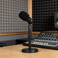 thumbnail image 1 of Support de Microphone de Bureau, Hauteur Ajustable, Support Télescopique, Base Ronde Stable, Support de Microphone, Support d'Enregistrement, Support de Diffusion en Continu, Support de Karaoké, Support à Angle Flexible, Support de Microphone Portable, 1 of 6