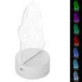 thumbnail image 4 of Lámpara de noche LED colorida 3D, luz de regalo USB con Control táctil para habitación, decoración de boda, Robot, 4 of 8