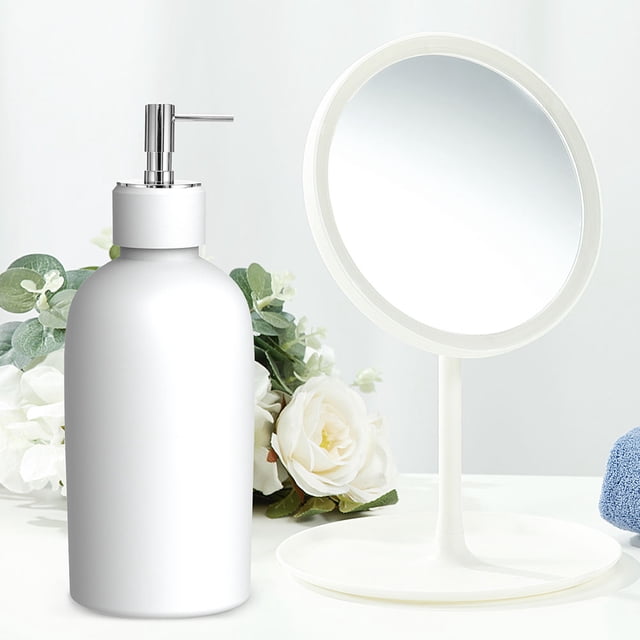 BESTYASH 2Ud Spray Bottle White Plastic Pump Head for Lotion Soap with Leakproof Reusable Design