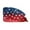 Red, variant on Floral Print Scrub Cap, 4th of July Cloth Work Hat Button Nurse Cap Surgical Cap, Independence Day Casual Head Wrap Dustproof Cap