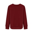 thumbnail image 5 of Gsakboxl Sweaters for 2026 Women Halloween Sweatshi Comfortable Long Sleeve Hoodless Pullover 2D Holiday Print Casual Loose Fit Athletic Daily Sportswear Tops Vacation Outfits for Women, 5 of 5