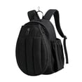 thumbnail image 4 of Bolsa multifuncional de poliéster para guardar raquetas de tenis, organizador de lona para palas. Negro, 4 of 8