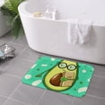 thumbnail image 6 of Kdxio Avocado with Glasses,16" x 24", Non-Slip Front Door Mats,Outdoor Welcome Mat Washable, 6 of 9