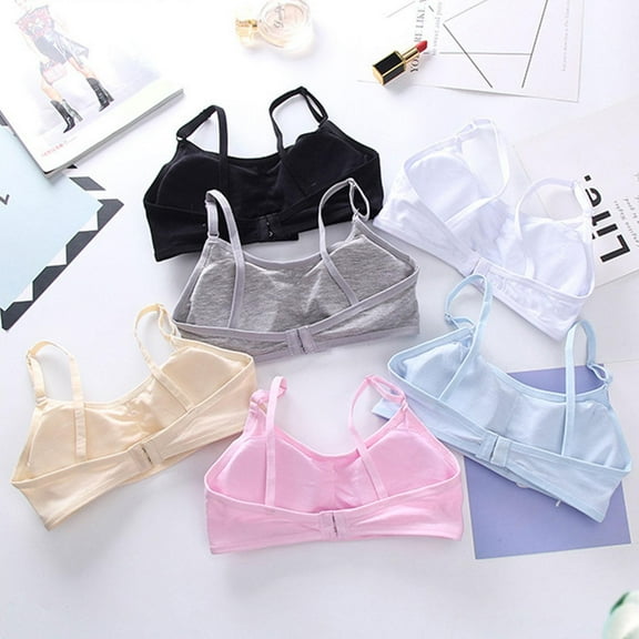 6 Pieces Neck Bralettes Bra Tank Top Bra Sports Bra for Women Girls