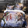 thumbnail image 2 of Fortnite Duvet Cover 3D Cartoon Game Printed Bedding Set Children's Room Breathable Bed Quilt Cover Polyester Bedding Set 3Pcs, 2 of 5