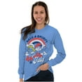 thumbnail image 4 of Retro Smurfs Cartoon 4th of July Long Sleeve TShirt Men Women Brisco Brands S, 4 of 6