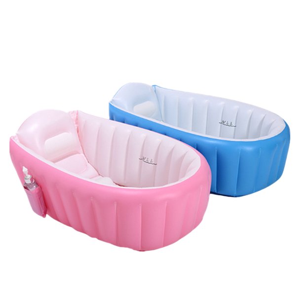 Mommy's Helper Bathtub Inflatable Children Bath Tub Bottom Cushion Keep