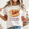 thumbnail image 2 of Stars Hollow Luke's Coffee Shirt, Best Coffee In Connecticut, Stars Hollows Shirt, Men's And Women's Graphic Tee 100% Cotton by TBun, Full Sizes S-5XL, 2 of 5