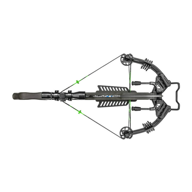 Killer Instinct Lethal 405 FPS Crossbow with Hunting Broadheads and  Crossbow Case