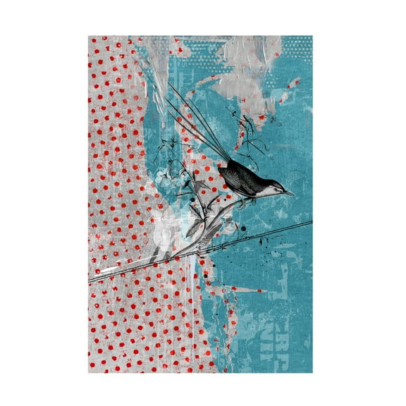 Canvas Wall Art - Teis Albers 'Conjunction' Wall Art for Living Room, Bedroom, or Office Décor by Trademark Fine Art - 12 x 19 Inches