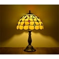 thumbnail image 5 of Orinova Tiffany Style Table Lamp Bedside Desk LED Lamp Shades Stained-Glass 18.1'' H Multi-Color, 5 of 8