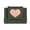 Dark Green, variant on Elegant Women's Heart Embossed Macaron Compact Purse Slim Minimalist Card Holder for Daily Use