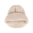 thumbnail image 2 of CTM  Solid Braided Knit Winter Beanie Hat (Women), 2 of 4