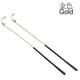 thumbnail image 3 of 1pair (2pcs) Metal Glasses Temple Sunglasses Arm Eyeglasses Replacement Leg With Tip Gold Silver Black Gun, 3 of 5