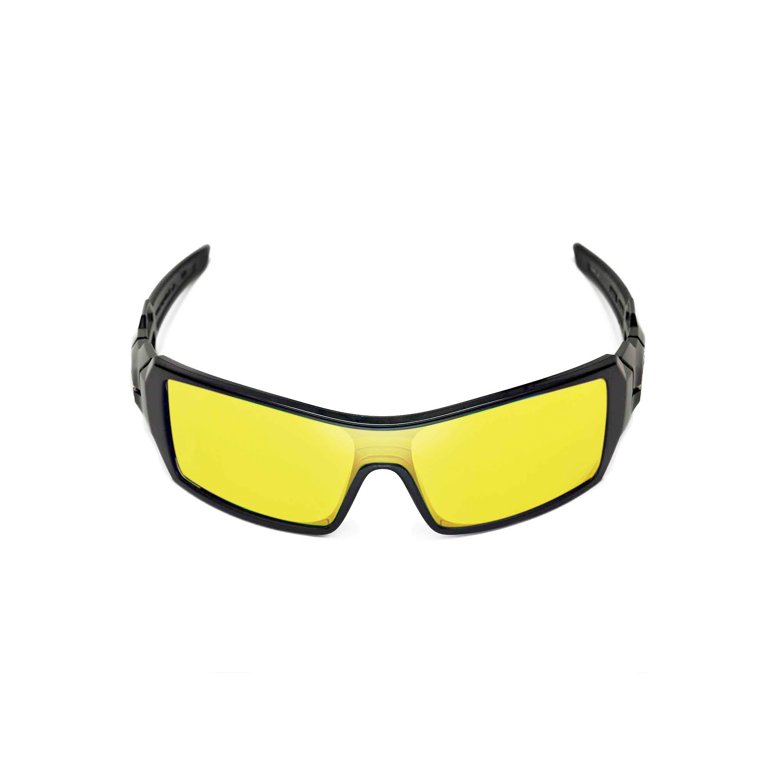 Walleva Yellow Replacement Lenses for Oakley Oil Rig Sunglasses