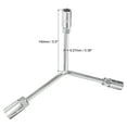 thumbnail image 2 of Unique Bargains Y Type 3 Way Hex Socket Wrench, 12mm 14mm 17mm Combination Repair Spanner Tool, 5.5-inch, 2 of 5