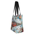 thumbnail image 6 of Japuie Red Train Hot Air Balloon Print Women's Crossbody Tote Handbag,Shoulder Bag,Casual Tote,Satchels Crossbody Purse,Top-handle Tote Handbag,for Travel College Work, 6 of 7
