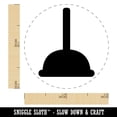 thumbnail image 2 of Toilet Plunger Plumbing Icon Solid Self-Inking Rubber Stamp Ink Stamper - Brown Ink - Mini 1/2 Inch, 2 of 7