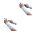 thumbnail image 3 of tamizeot Polyester Stay Cool And Protected With Breathable Arm Sleeves Wide Application Sunscreen Arm Sleeves White Length 18cm 2Set, 3 of 6
